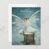 雪の妖精 シーズンポストカード (正面/裏面)
