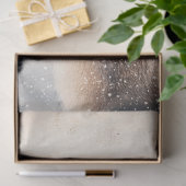 雪の威厳のある森のデコページのトナカイ 薄葉紙 (ギフト)