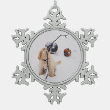 雪の子犬の演劇