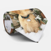 雪の子犬 ネクタイ (ロール)