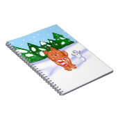 雪の子犬 ノートブック (右側)