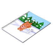 雪の子犬 ノートブック (左側)