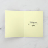 雪の季節のごあいさつのトラック シーズンカード (内部)