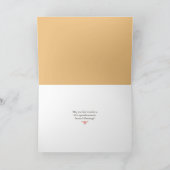 雪の季節のご挨拶 鹿の冬のカード シーズンカード (内部)