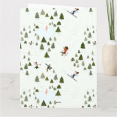雪の季節！ サンキューカード (裏面)