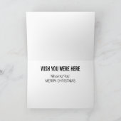 雪の孤独なクリスマスの（鳥）ショウジョウコウカンチョウ カード (内部)