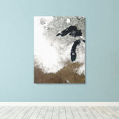 雪の実色像 キャンバスプリント (インサイチュ (ウッドフロア))