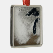 雪の実色像 メタルオーナメント (右)