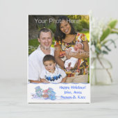 雪の家族の写真カード シーズンカード (スタンド正面)