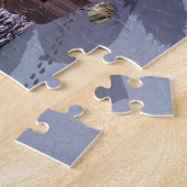 雪の小屋 ジグソーパズル (側面)