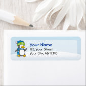 雪の小歩く ラベル (インサイチュ)