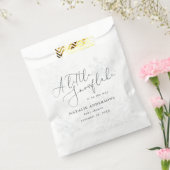 雪の少し冬の赤ちゃんシャワーのパーティーの好意 フェイバーバッグ (封をした状態)