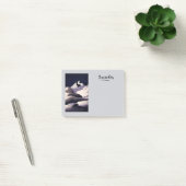 雪の山と丘の冬のリマインダー ポストイット (オフィス)