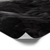 雪の山の城 | AIアートポスター ポスター (角)