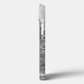 雪の嵐の中の常緑樹と《植物》アスペンの木 Case-Mate iPhoneケース (裏面 / 左)