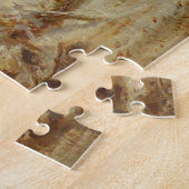 雪の嵐を乗り越え帰郷する開拓者たち ジグソーパズル (側面)