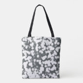 雪の嵐ショルダートートバッグ トートバッグ (裏面)