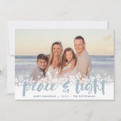 雪の平和 |ハヌカー写真 シーズンカード (正面)