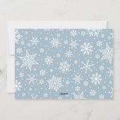 雪の平和 |ハヌカー写真 シーズンカード (裏面)