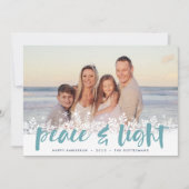 雪の平和 |ハヌカー写真 シーズンカード (正面)