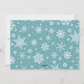 雪の平和 |ハヌカー写真 シーズンカード (裏面)