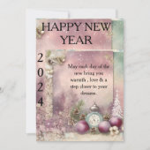 「雪の平静：年賀状」 シーズンカード (正面)