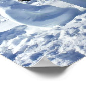 雪の彫刻,ケベック,カナダ ポスター (角)