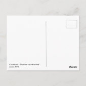 雪の影CC0098はがき ポストカード (裏面)