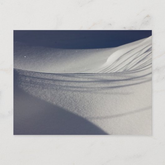 雪の影CC0098はがき ポストカード (正面)