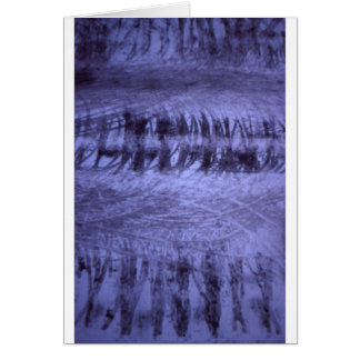 雪の後の駐車場パターン