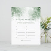 雪の恋のどこにいると我々のブライダルシャワーゲーム (スタンド正面)