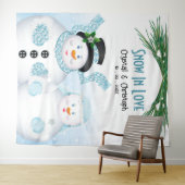 雪の恋 Winter Wedding 背景 タペストリー (インサイチュ(横))