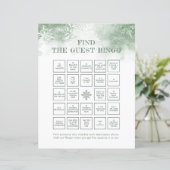 雪の愛のブライダルゲームゲストビンゴを見つける (スタンド正面)