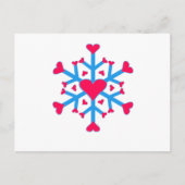 雪の愛 – はがき – 水平 (正面)