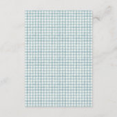 雪の愛 |冬の赤ちゃんシャワー エンクロージャーカード (裏面)