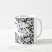 雪の抽象芸術 コーヒーマグカップ (正面右)
