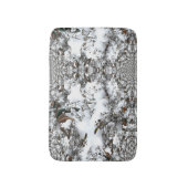 雪の抽象芸術 バスマット (正面縦)