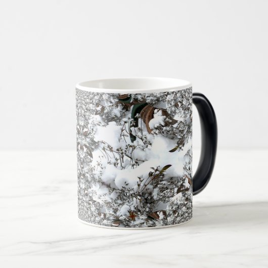 雪の抽象芸術 モーフィングマグカップ (正面右)