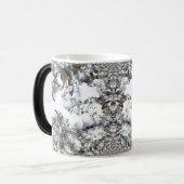 雪の抽象芸術 モーフィングマグカップ (正面左)