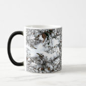 雪の抽象芸術 モーフィングマグカップ (左)