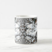 雪の抽象芸術 モーフィングマグカップ (中央)