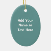 雪の搭乗のオーナメント セラミックオーナメント (裏面)