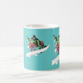 雪の搭乗 コーヒーマグカップ (中央)