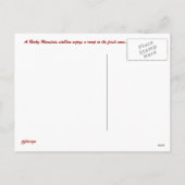 雪の操業#2 シーズンポストカード (裏面)