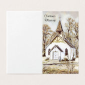 雪の教会 – クリスマス恵み (外部フラット)