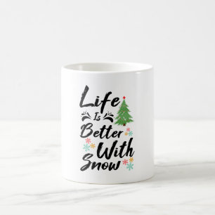 雪の方が命が好い コーヒーマグカップ