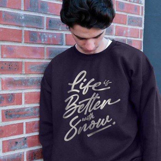 雪の方が命が好い Tシャツ