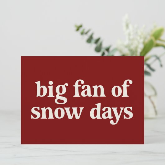 雪の日が大好きな面白い冬休みの先生、 招待状 (スタンド正面)