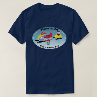 雪の日のようにフィッシャー価格の小さな人々 Tシャツ