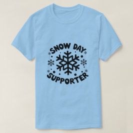 雪の日のサポーターTシャツ – Winter Snowflake Desi Tシャツ